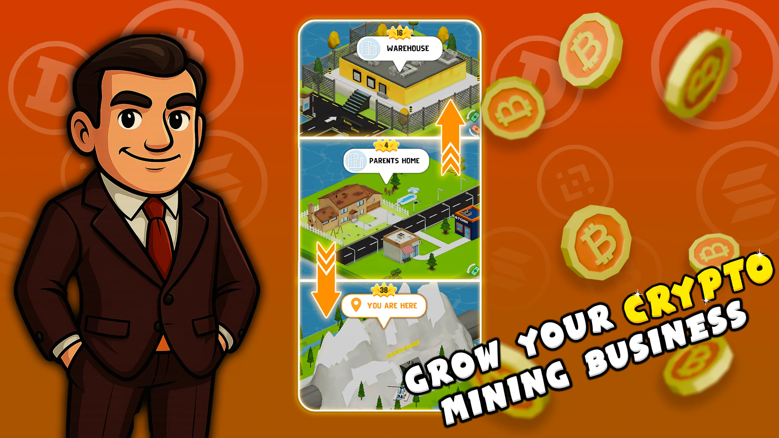 Bitcoin Miner Bro - Tycoon screenshot
